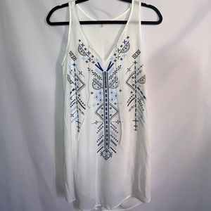 Embroidered Boho Dress